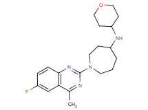 1-(6-fluoro-4-methyl-2-quinazolinyl)-N-(tetrahydro-2H-pyran-4-yl)-4-azepanamine