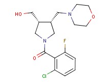 [(3R*,4R*)-1-(2-chloro-6-fluorobenzoyl)-4-(4-morpholinylmethyl)-3-pyrrolidinyl]methanol