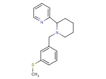 2-{1-[3-(methylthio)benzyl]-2-piperidinyl}pyridine