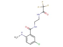 5-chloro-2-(methylamino)-N-{2-[(trifluoroacetyl)amino]ethyl}benzamide