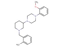 1-(2-methoxyphenyl)-4-[1-(2-methylbenzyl)-3-piperidinyl]piperazine