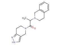 2-[1-methyl-2-oxo-2-(2,4,6,7-tetrahydro-5H-pyrazolo[4,3-c]pyridin-5-yl)ethyl]-1,2,3,4-tetrahydroisoquinoline