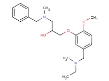 1-[benzyl(methyl)amino]-3-(5-{[ethyl(methyl)amino]methyl}-2-methoxyphenoxy)-2-propanol