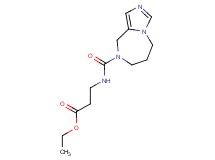 ethyl N-(6,7-dihydro-5H-imidazo[1,5-a][1,4]diazepin-8(9H)-ylcarbonyl)-beta-alaninate