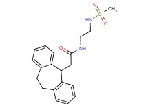 2-(10,11-dihydro-5H-dibenzo[a,d]cyclohepten-5-yl)-N-{2-[(methylsulfonyl)amino]ethyl}acetamide