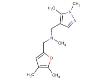 1-(4,5-dimethyl-2-furyl)-N-[(1,5-dimethyl-1H-pyrazol-4-yl)methyl]-N-methylmethanamine