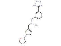 N-methyl-1-[5-(tetrahydrofuran-2-yl)-2-thienyl]-N-[3-(1H-tetrazol-5-yl)benzyl]methanamine