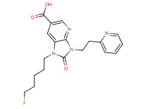1-(5-fluoropentyl)-2-oxo-3-(2-pyridin-2-ylethyl)-2,3-dihydro-1H-imidazo[4,5-b]pyridine-6-carboxylic acid