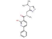 2-hydroxy-N-[(4-isopropyl-4H-1,2,4-triazol-3-yl)methyl]-N-methyl-6-phenylnicotinamide
