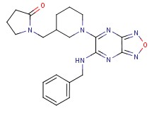 1-({1-[6-(benzylamino)[1,2,5]oxadiazolo[3,4-b]pyrazin-5-yl]-3-piperidinyl}methyl)-2-pyrrolidinone