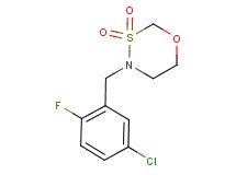 4-(5-chloro-2-fluorobenzyl)-1,3,4-oxathiazinane 3,3-dioxide