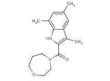 3,5,7-trimethyl-2-(1,4-oxazepan-4-ylcarbonyl)-1H-indole