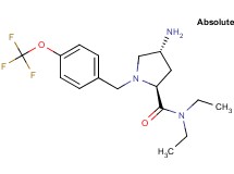 (2S,4R)-4-amino-N,N-diethyl-1-[4-(trifluoromethoxy)benzyl]pyrrolidine-2-carboxamide