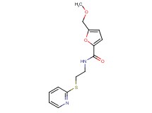 5-(methoxymethyl)-N-[2-(pyridin-2-ylthio)ethyl]-2-furamide