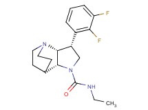 (3R*,3aR*,7aR*)-3-(2,3-difluorophenyl)-N-ethylhexahydro-4,7-ethanopyrrolo[3,2-b]pyridine-1(2H)-carboxamide