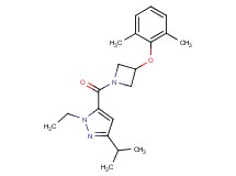 5-{[3-(2,6-dimethylphenoxy)-1-azetidinyl]carbonyl}-1-ethyl-3-isopropyl-1H-pyrazole