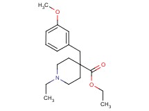 ethyl 1-ethyl-4-(3-methoxybenzyl)-4-piperidinecarboxylate