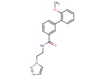 2'-methoxy-N-[2-(1H-1,2,3-triazol-1-yl)ethyl]biphenyl-3-carboxamide