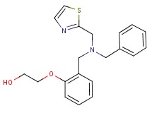 2-(2-{[benzyl(1,3-thiazol-2-ylmethyl)amino]methyl}phenoxy)ethanol