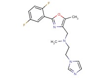 N-{[2-(2,5-difluorophenyl)-5-methyl-1,3-oxazol-4-yl]methyl}-2-(1H-imidazol-1-yl)-N-methylethanamine