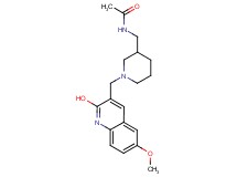 N-({1-[(2-hydroxy-6-methoxyquinolin-3-yl)methyl]piperidin-3-yl}methyl)acetamide