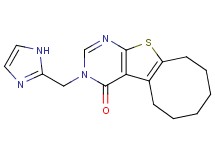3-(1H-imidazol-2-ylmethyl)-5,6,7,8,9,10-hexahydrocycloocta[4,5]thieno[2,3-d]pyrimidin-4(3H)-one