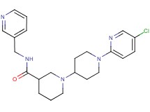 1'-(5-chloropyridin-2-yl)-N-(pyridin-3-ylmethyl)-1,4'-bipiperidine-3-carboxamide