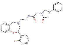 N-{2-[2-(2-fluorophenyl)-2,3-dihydro-1,4-benzoxazepin-4(5H)-yl]ethyl}-2-(2-oxo-4-phenyl-1-pyrrolidinyl)acetamide