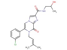 6-(3-chlorophenyl)-N-(2-hydroxypropyl)-7-(3-methylbut-2-en-1-yl)-8-oxo-7,8-dihydroimidazo[1,2-a]pyrazine-2-carboxamide