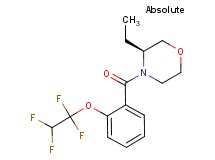 (3S)-3-ethyl-4-[2-(1,1,2,2-tetrafluoroethoxy)benzoyl]morpholine
