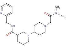 1'-[2-(dimethylamino)-2-oxoethyl]-N-(pyridin-2-ylmethyl)-1,4'-bipiperidine-3-carboxamide