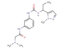 N~2~,N~2~-dimethyl-N~1~-{3-[({[1-(1-methyl-1H-pyrazol-5-yl)propyl]amino}carbonyl)amino]phenyl}glycinamide
