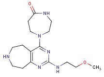 1-{2-[(2-methoxyethyl)amino]-6,7,8,9-tetrahydro-5H-pyrimido[4,5-d]azepin-4-yl}-1,4-diazepan-5-one