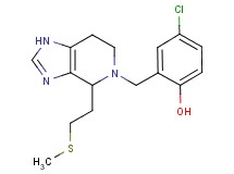 4-chloro-2-({4-[2-(methylthio)ethyl]-1,4,6,7-tetrahydro-5H-imidazo[4,5-c]pyridin-5-yl}methyl)phenol