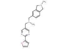 1-[2-(2-furyl)pyrimidin-5-yl]-N-methyl-N-[(2-methyl-2,3-dihydro-1H-isoindol-5-yl)methyl]methanamine