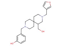 3-{[9-(3-furylmethyl)-7-(hydroxymethyl)-3,9-diazaspiro[5.5]undec-3-yl]methyl}phenol