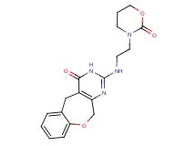 2-{[2-(2-oxo-1,3-oxazinan-3-yl)ethyl]amino}-5,11-dihydro[1]benzoxepino[3,4-d]pyrimidin-4(3H)-one