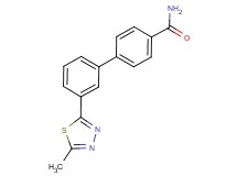 3'-(5-methyl-1,3,4-thiadiazol-2-yl)biphenyl-4-carboxamide