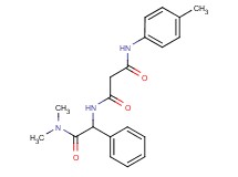 N-[2-(dimethylamino)-2-oxo-1-phenylethyl]-N'-(4-methylphenyl)malonamide