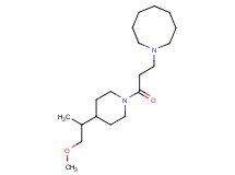 1-{3-[4-(2-methoxy-1-methylethyl)piperidin-1-yl]-3-oxopropyl}azocane
