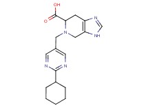 5-[(2-cyclohexylpyrimidin-5-yl)methyl]-4,5,6,7-tetrahydro-3H-imidazo[4,5-c]pyridine-6-carboxylic acid