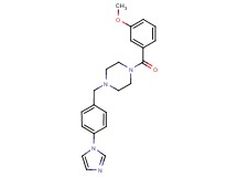 1-[4-(1H-imidazol-1-yl)benzyl]-4-(3-methoxybenzoyl)piperazine