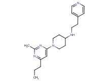 1-(2-methyl-6-propylpyrimidin-4-yl)-N-(2-pyridin-4-ylethyl)piperidin-4-amine