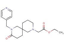 ethyl [9-oxo-8-(4-pyridinylmethyl)-2,8-diazaspiro[5.5]undec-2-yl]acetate
