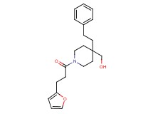 [1-[3-(2-furyl)propanoyl]-4-(2-phenylethyl)-4-piperidinyl]methanol