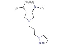 rel-(3R,4S)-4-isopropyl-N,N-dimethyl-1-[3-(1H-pyrazol-1-yl)propyl]-3-pyrrolidinamine dihydrochloride