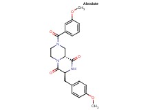 (3S,9aR)-8-(3-methoxybenzoyl)-3-(4-methoxybenzyl)tetrahydro-2H-pyrazino[1,2-a]pyrazine-1,4(3H,6H)-dione