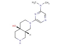 rel-(4aS,8aS)-2-[6-(dimethylamino)-2-pyrazinyl]octahydro-2,7-naphthyridin-4a(2H)-ol dihydrochloride