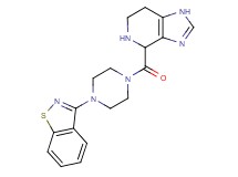 4-{[4-(1,2-benzisothiazol-3-yl)-1-piperazinyl]carbonyl}-4,5,6,7-tetrahydro-1H-imidazo[4,5-c]pyridine dihydrochloride