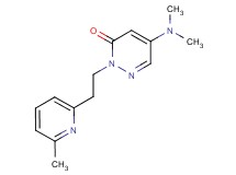 5-(dimethylamino)-2-[2-(6-methylpyridin-2-yl)ethyl]pyridazin-3(2H)-one